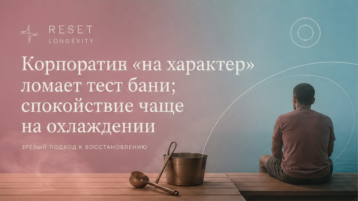 Пустая деревянная скамья, пар и ковш с водой: спокойствие после жара, не корпоратив